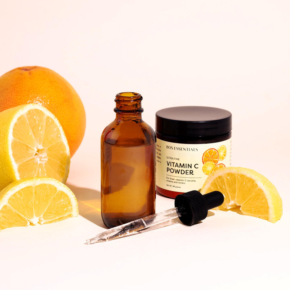 Bos Essentials jar in bathroom setting illustrating everyday skincare routine convenience