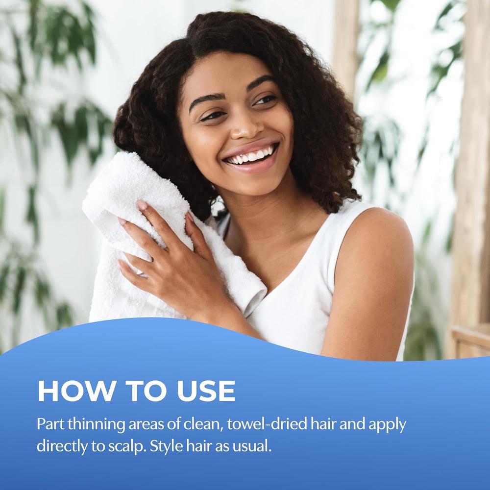 BosleyMD lifestyle photo showing fuller-looking hair after use benefit