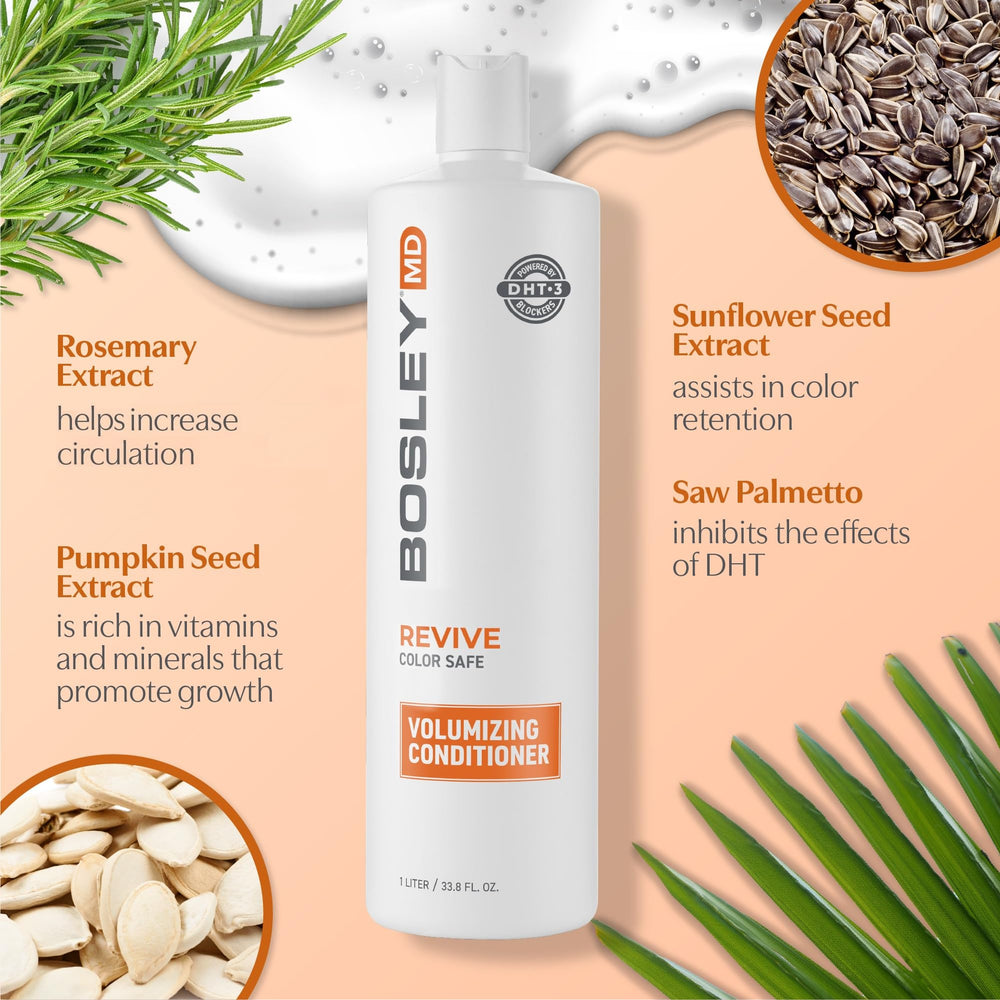 BosleyMD BosRevive applied in shower on wet hair showing detangling and smoothing benefit
