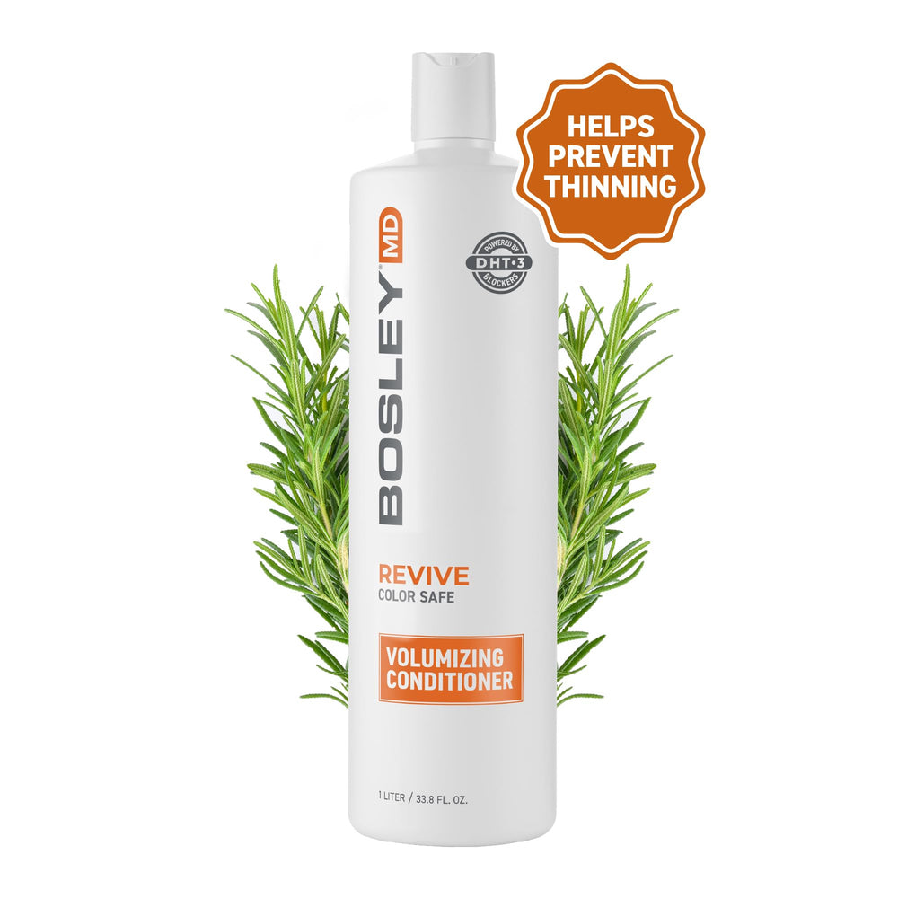 BosleyMD BosRevive label close-up showing ingredient list and vegan, sulfate-free benefit