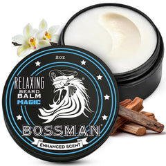 Bossman jar front view showing product and easy-grip lid for everyday use