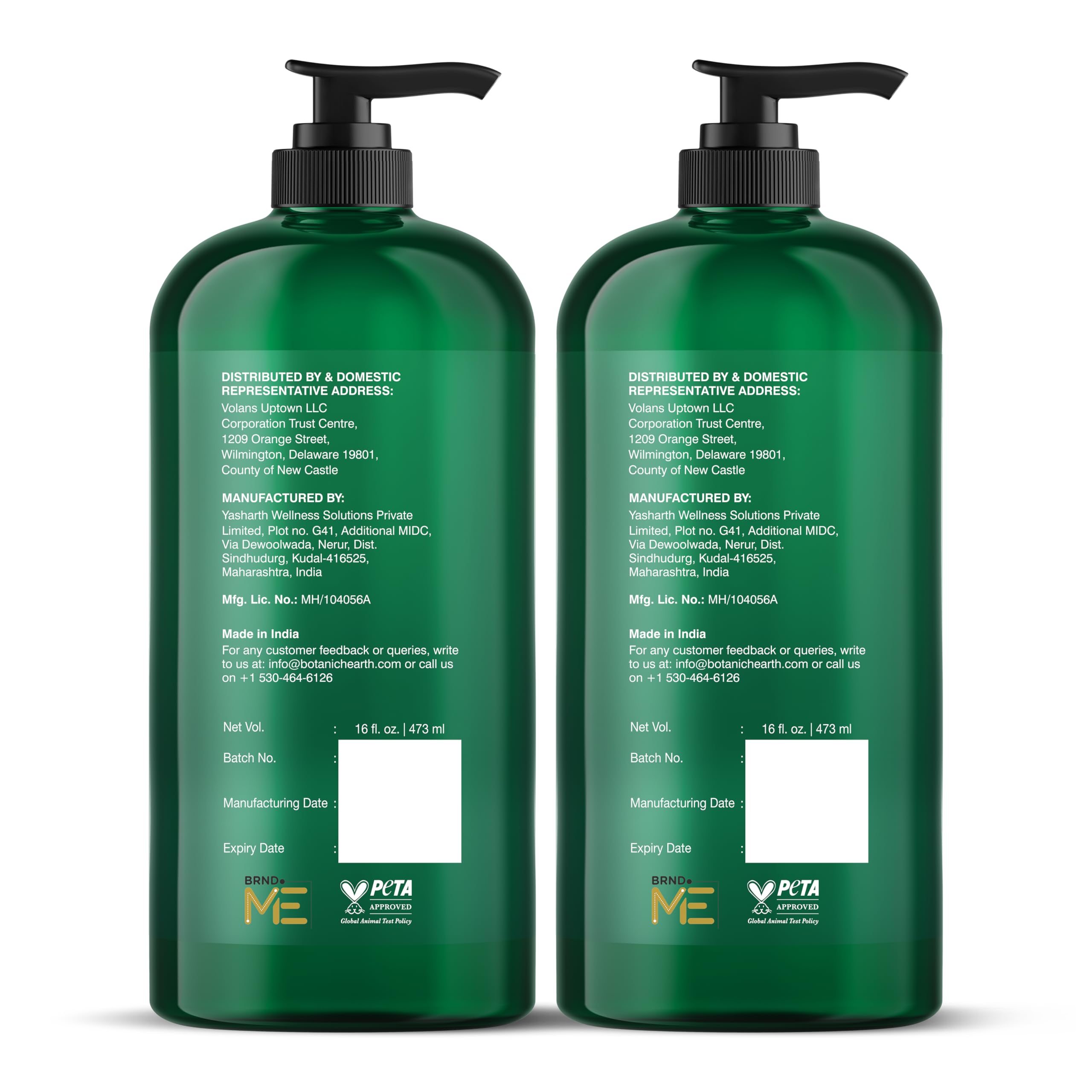 Botanic Hearth after-wash full hair result showing added volume and healthier appearance
