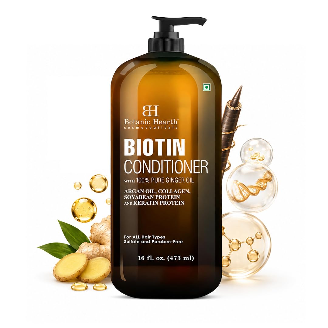 Botanic Hearth front bottle view showing product and clear branding benefit