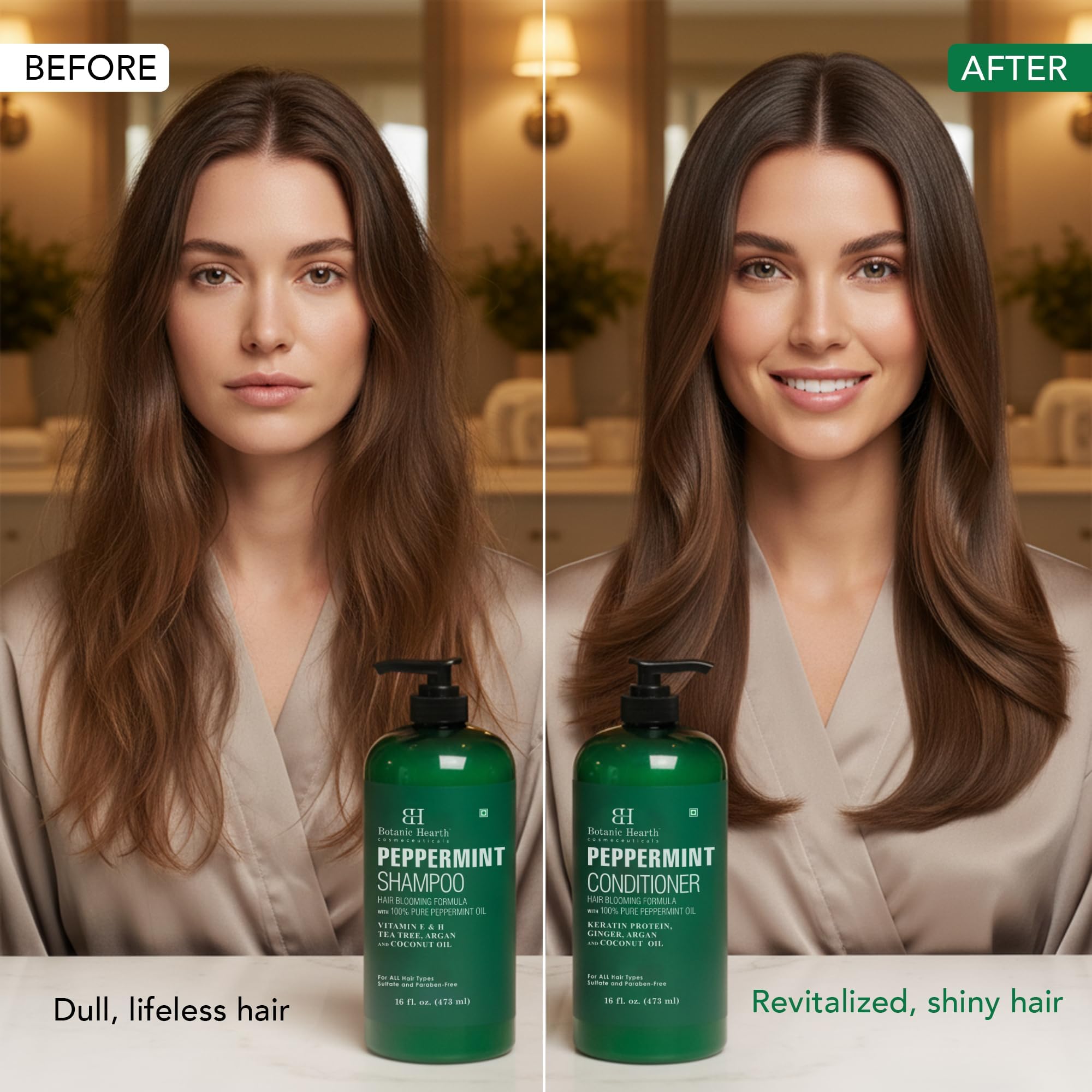 Botanic Hearth shampoo lather foam texture illustrating invigorating cleansing action