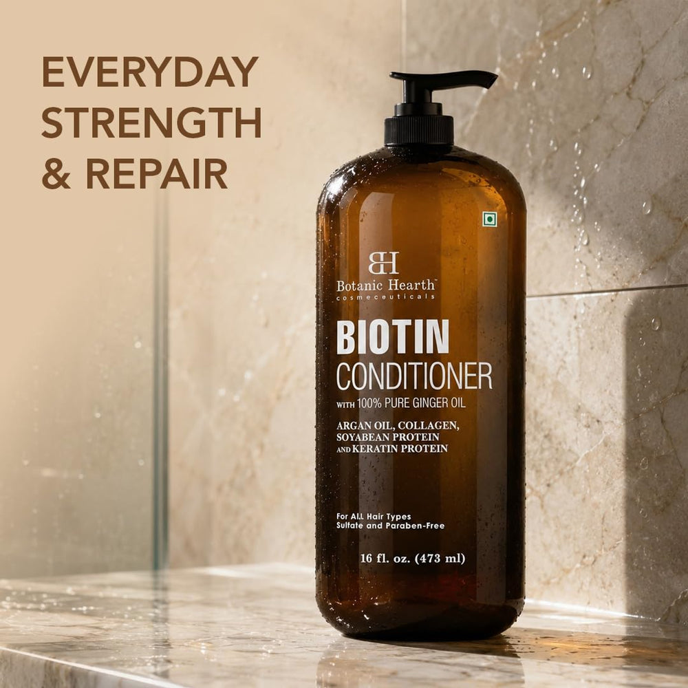 Botanic Hearth ginger and argan oil ingredient collage highlighting nourishment