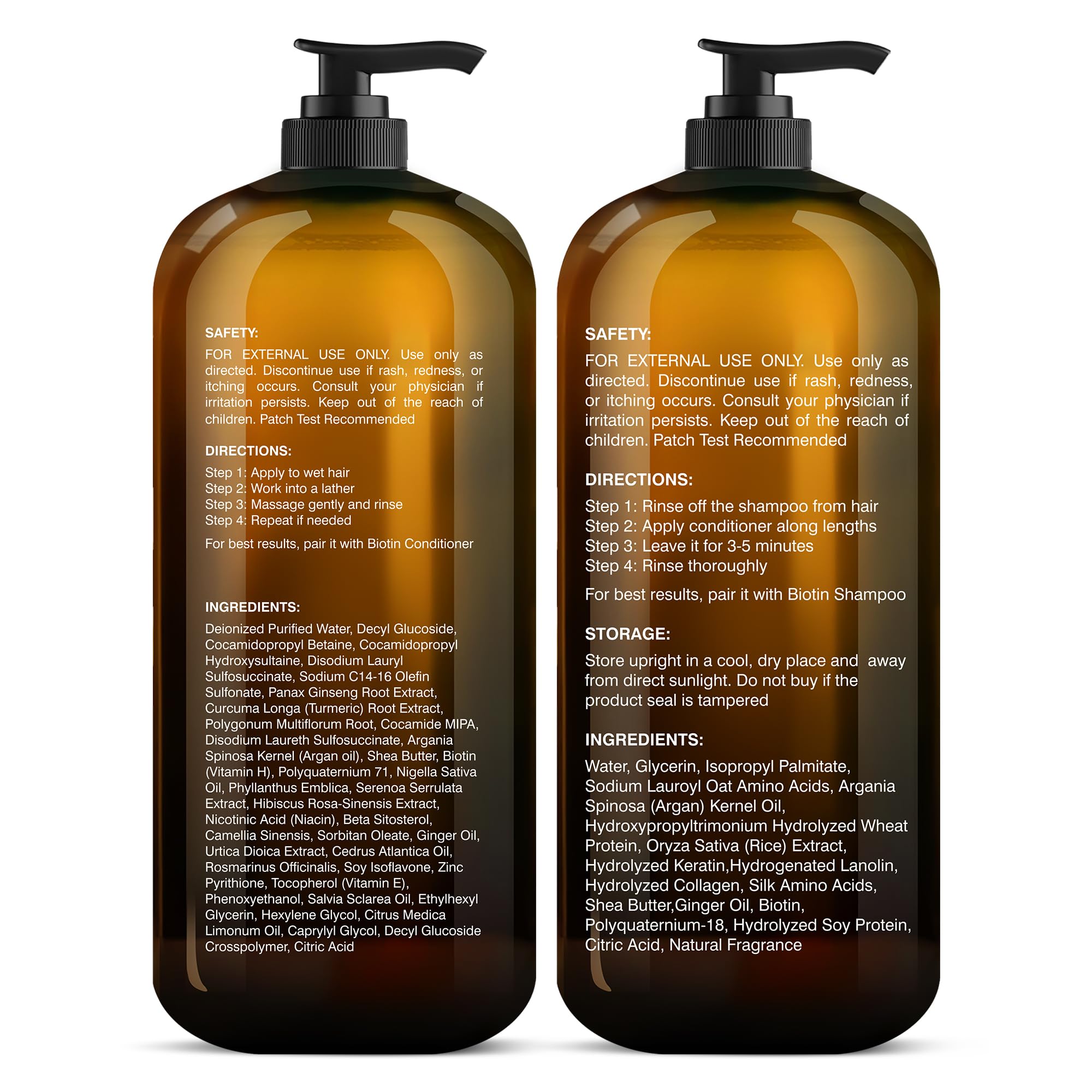 Close-up of Botanic Hearth label claims showing sulfate-free and cruelty-free benefits