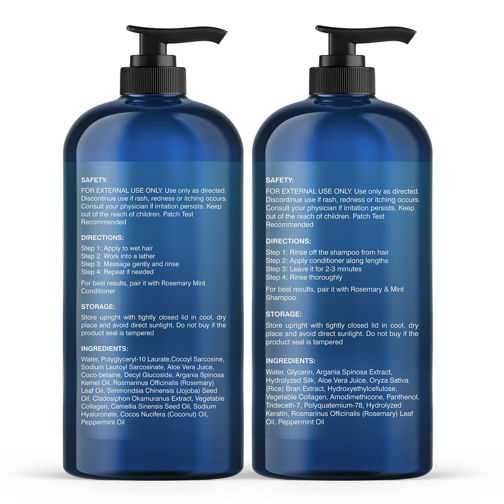 Botanic Hearth bottle held in hand showing 16 fl oz size and portability