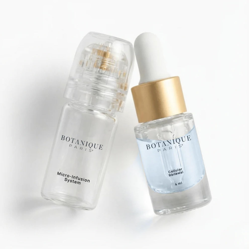 BOTANIQUE PARIS front packaging showing complete micro-infusion kit and benefits