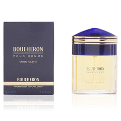 Boucheron side label close-up highlighting brand authenticity and original formula