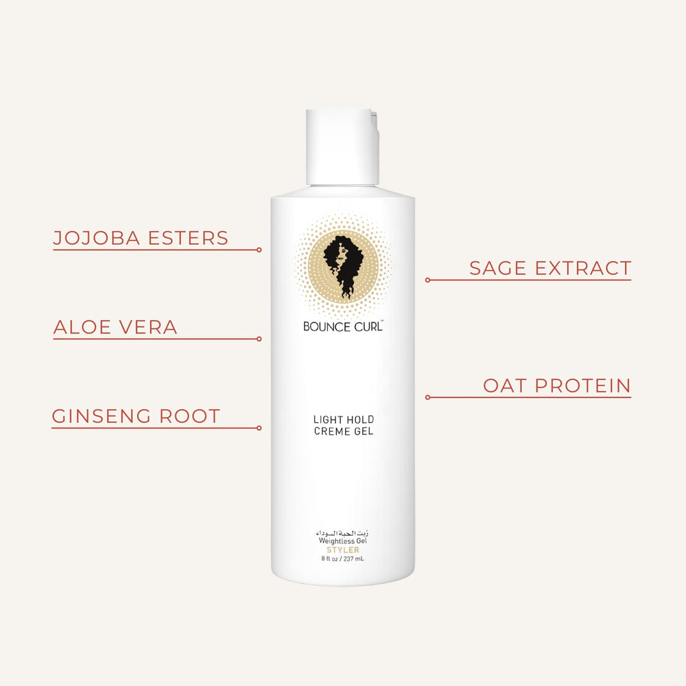 Bounce Curl product on hand demonstrating smooth application and control