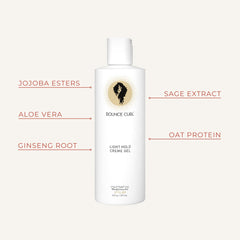 Bounce Curl product on hand demonstrating smooth application and control