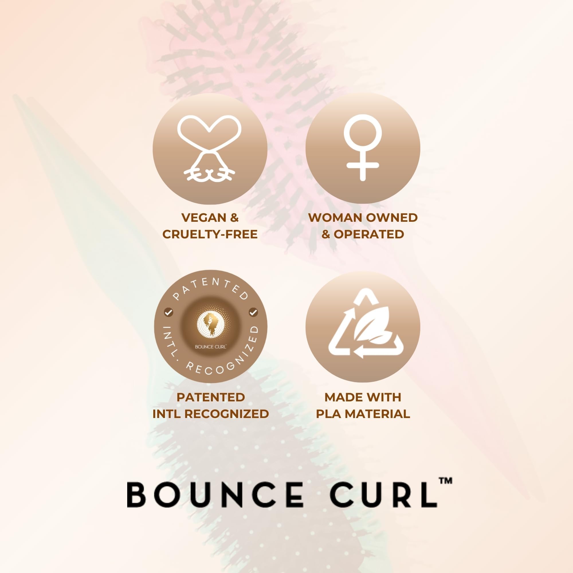 Bounce Curl handle used as parting tool creating neat sections and defined roots