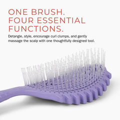 Bounce Curl close-up of two-tiered bristles highlighting smooth GemTips