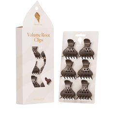 Bounce Curl front packaging with brown root clips for organized storage and fast access
