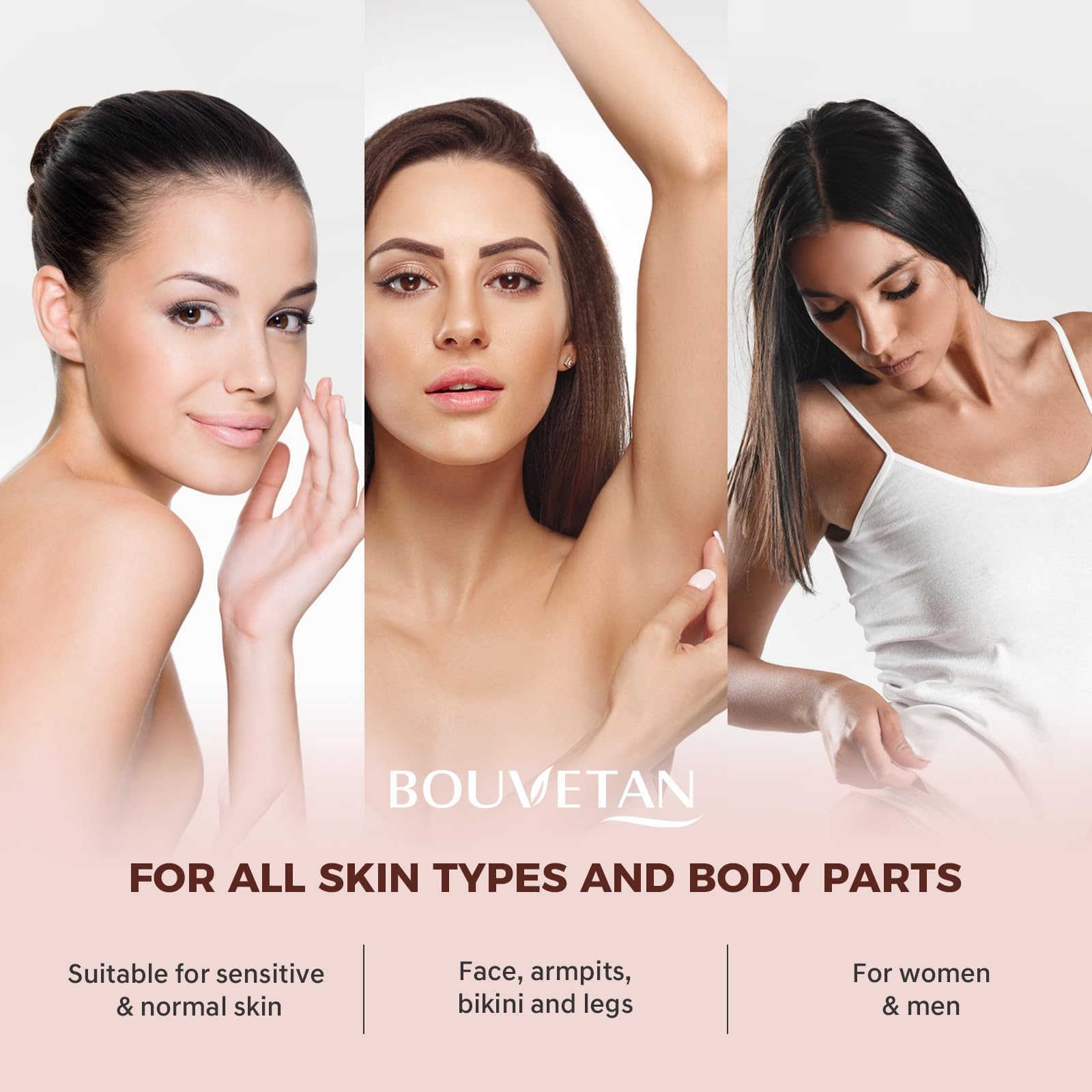 Bouvetan product label close-up showing hypoallergenic formulation and ingredient clarity