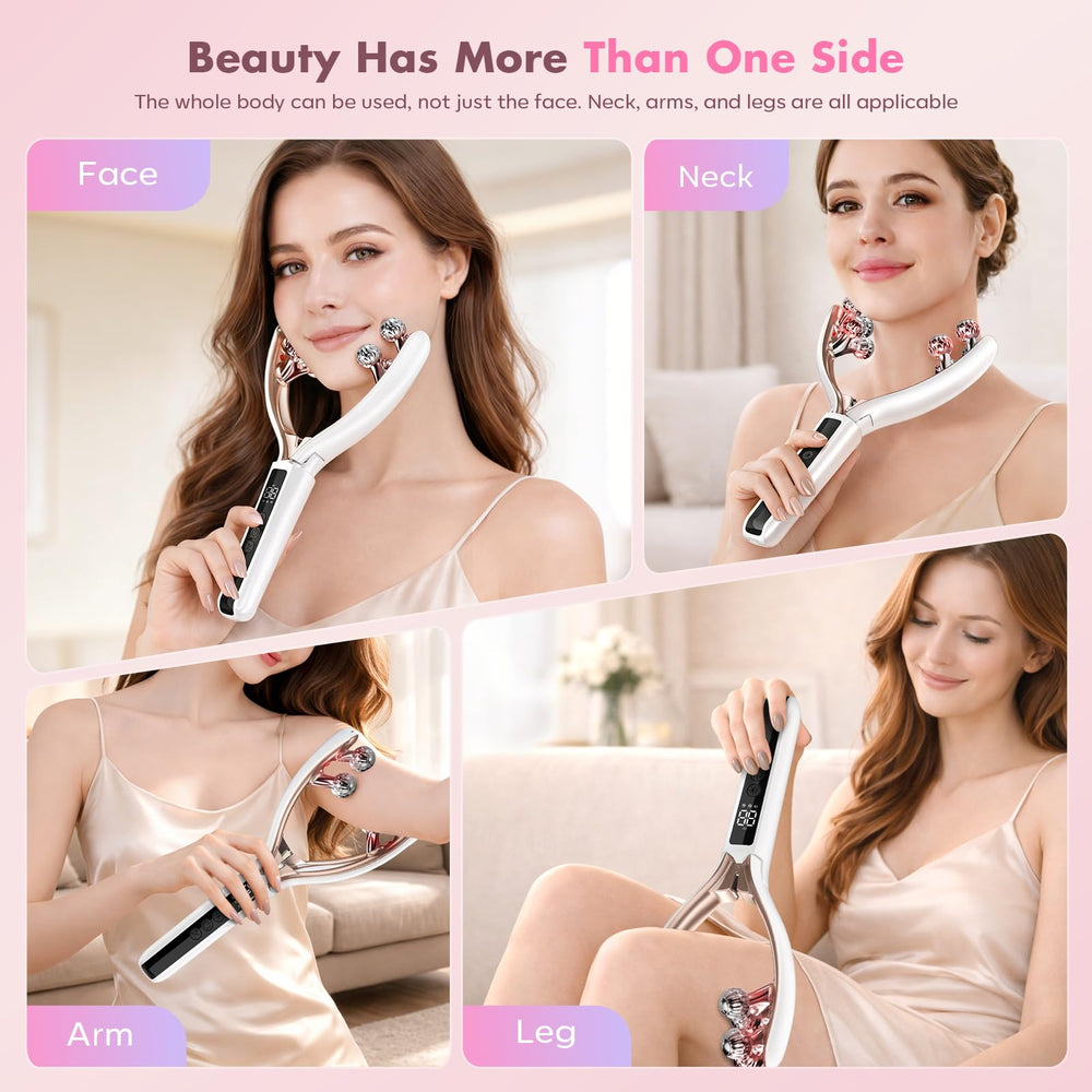 BOWENDA on vanity with skincare items to show integrated daily routine benefit