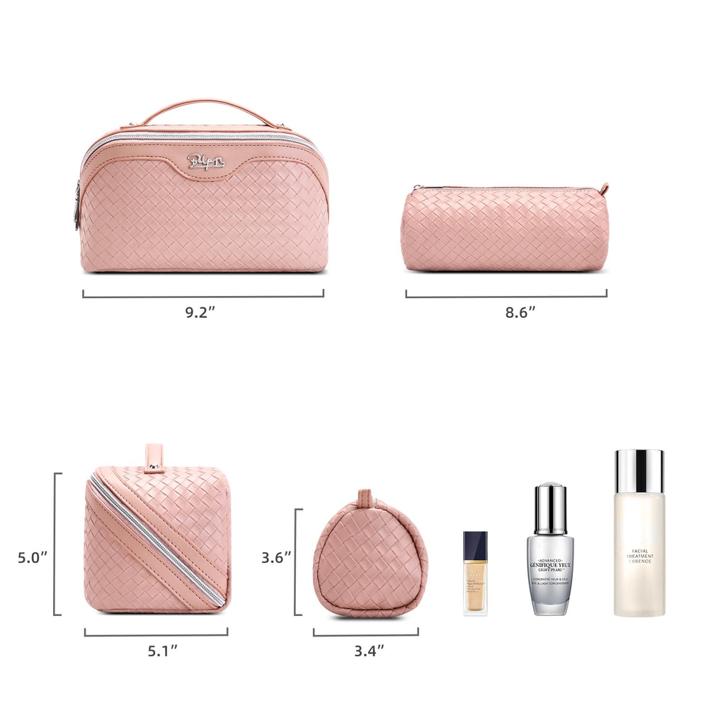 BOYATU set packed inside a suitcase, compact organization for travel convenience