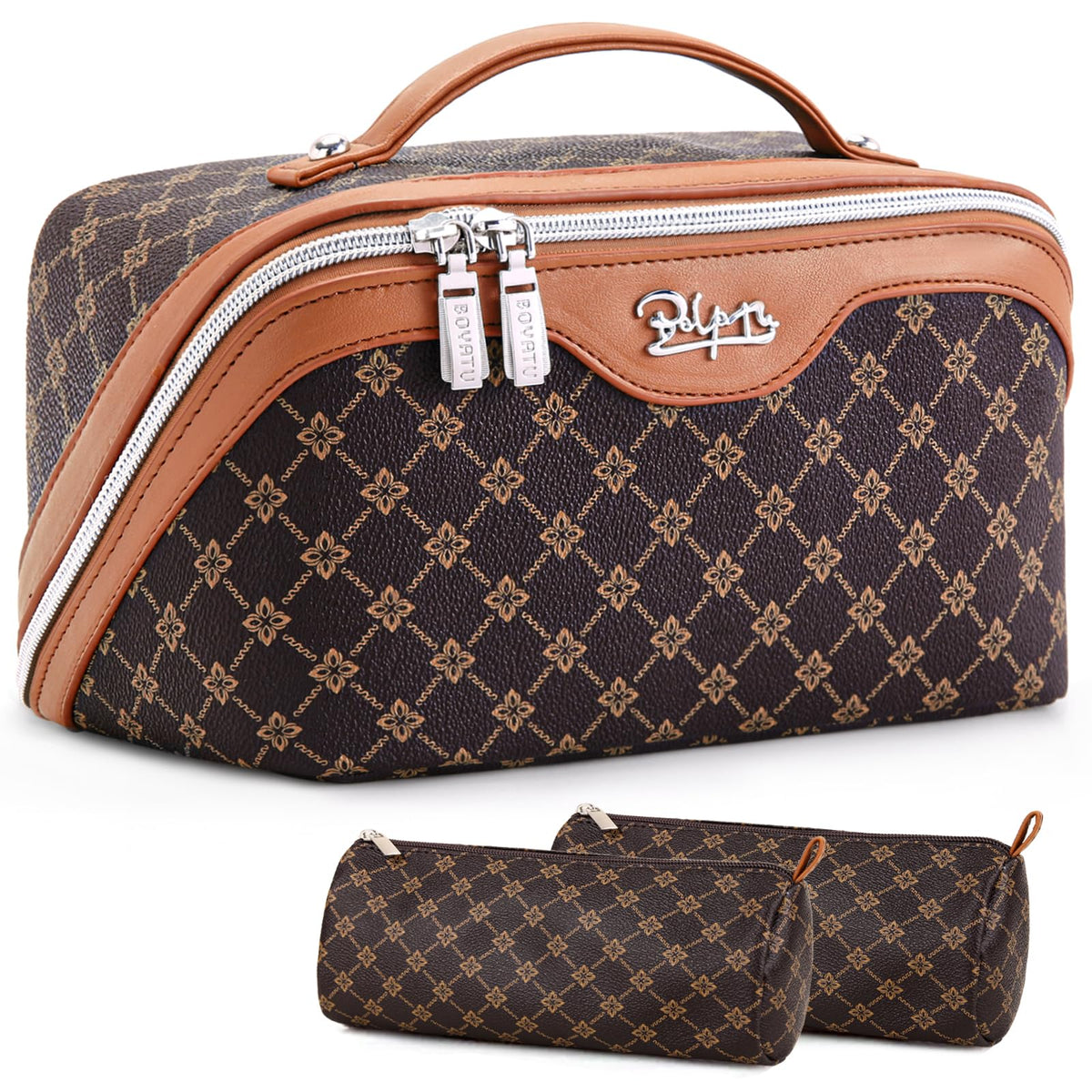 BOYATU main bag front view showing zipper and sleek design for organized travel