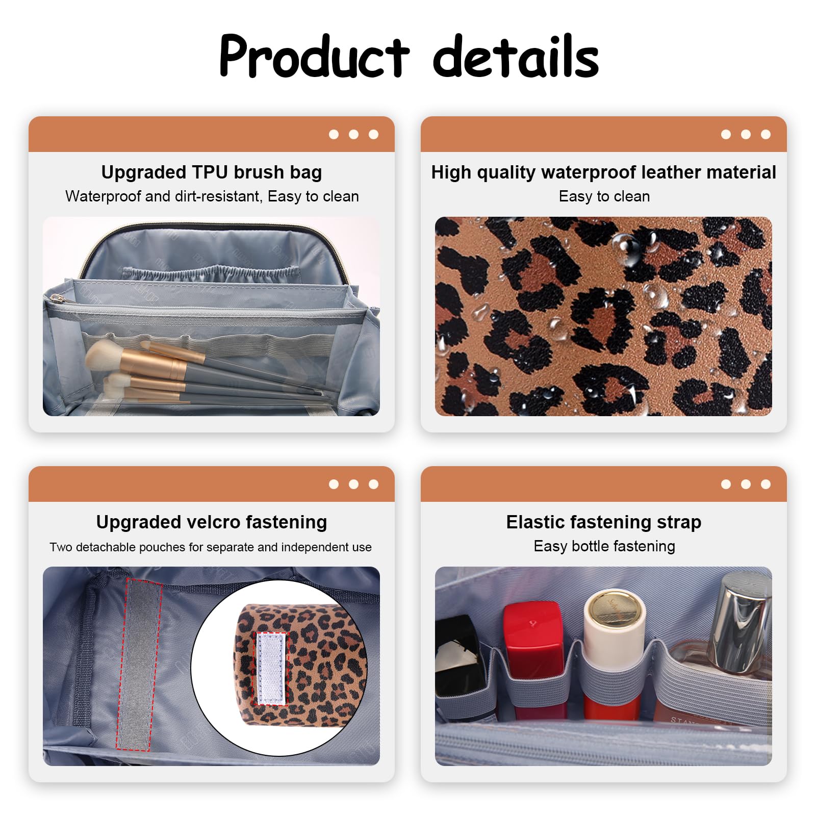 BOYATU water-resistant vegan leather exterior easy-to-clean benefit