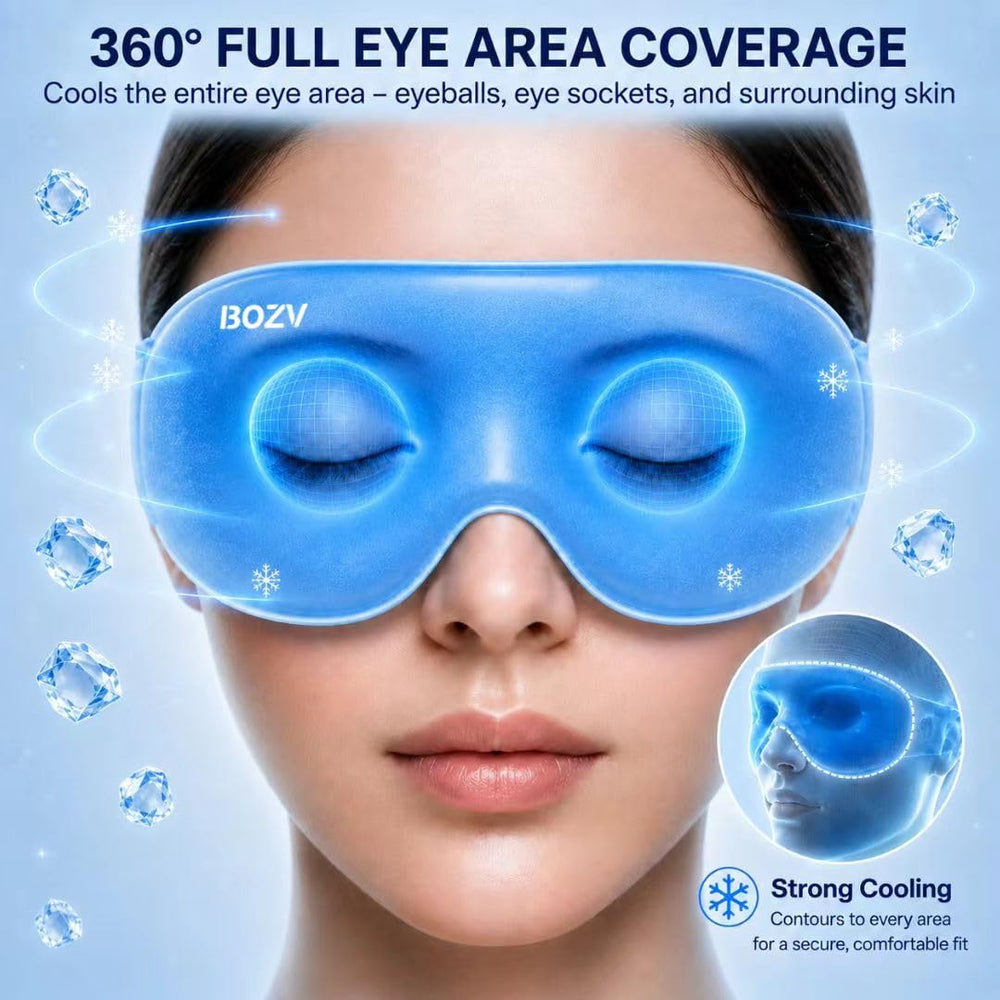 BOZV hydrogel close-up texture highlighting even cooling and softness