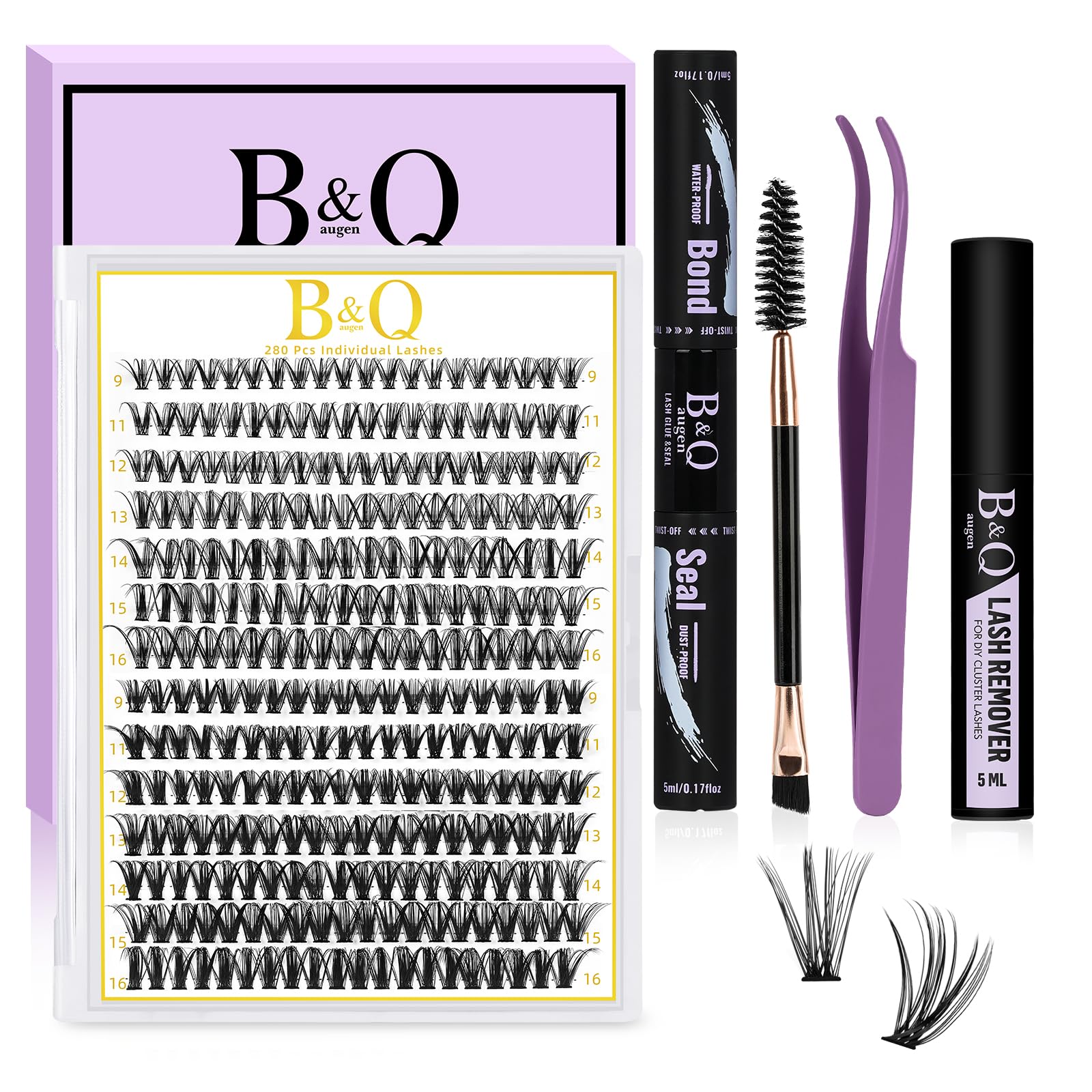 B&Qaugen front packaging showing full 280-piece cluster kit and benefits