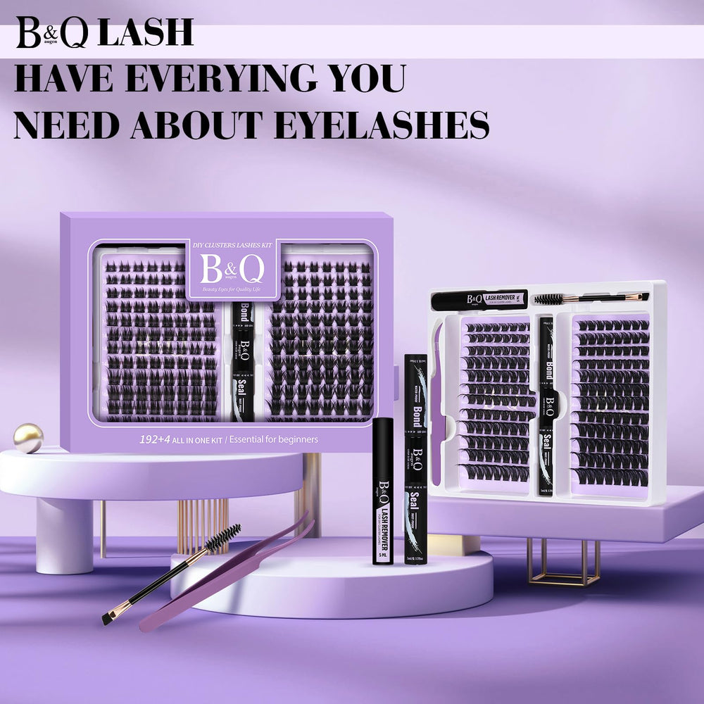 B&Qaugen thin lash band profile highlighting flat comfortable fit under eyelid
