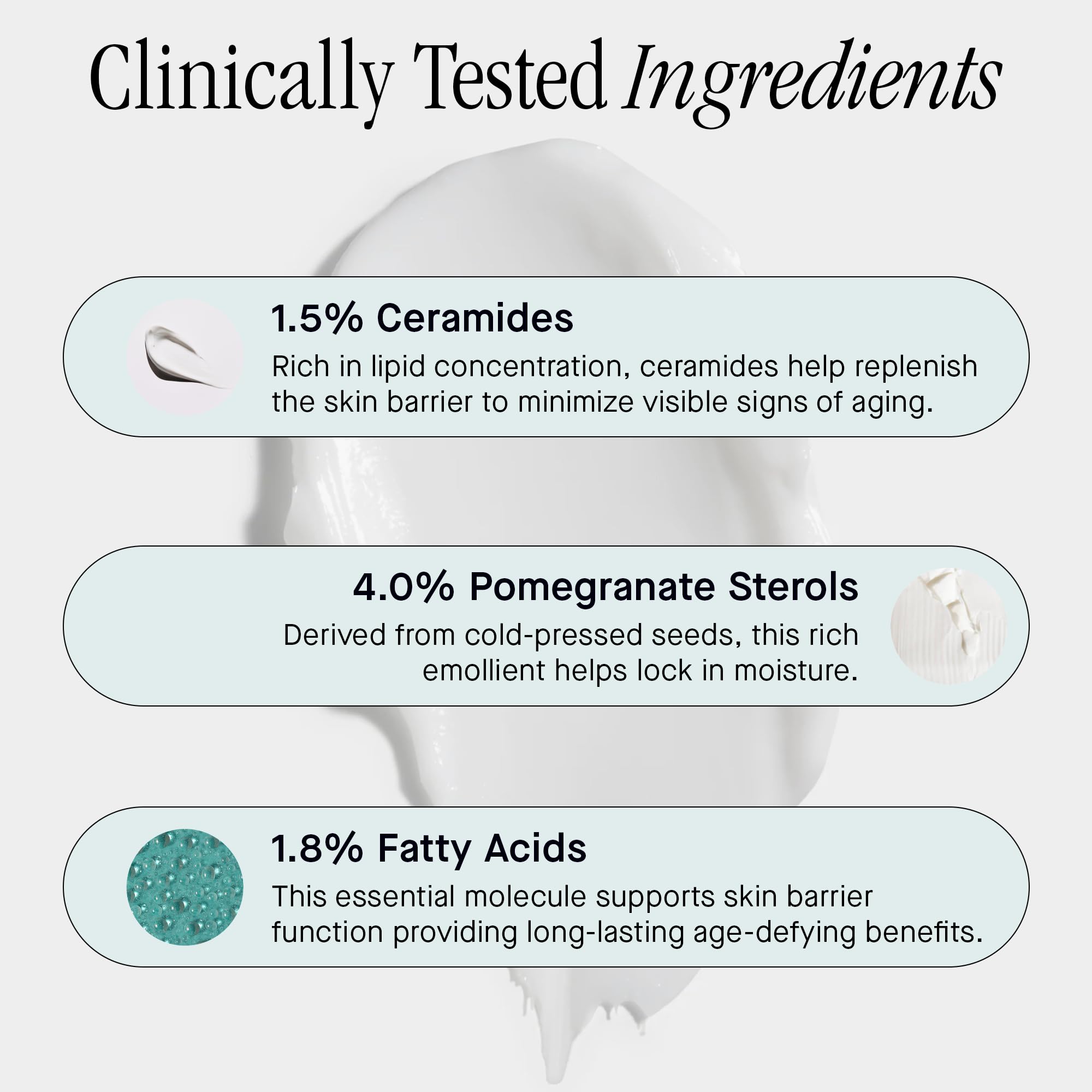 Brandefy in use applying moisturizer to cheek for fast absorption benefit