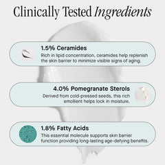 Brandefy in use applying moisturizer to cheek for fast absorption benefit