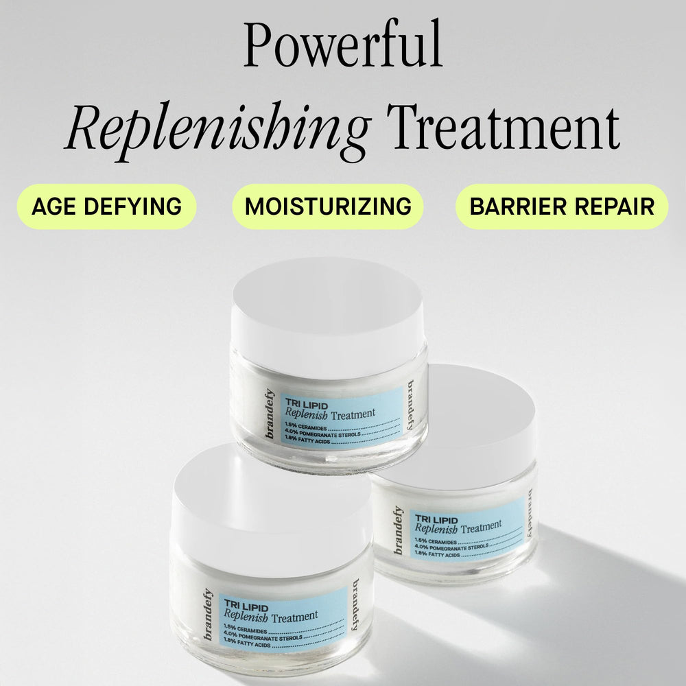 Brandefy cream texture close-up illustrating smooth, non-greasy hydration