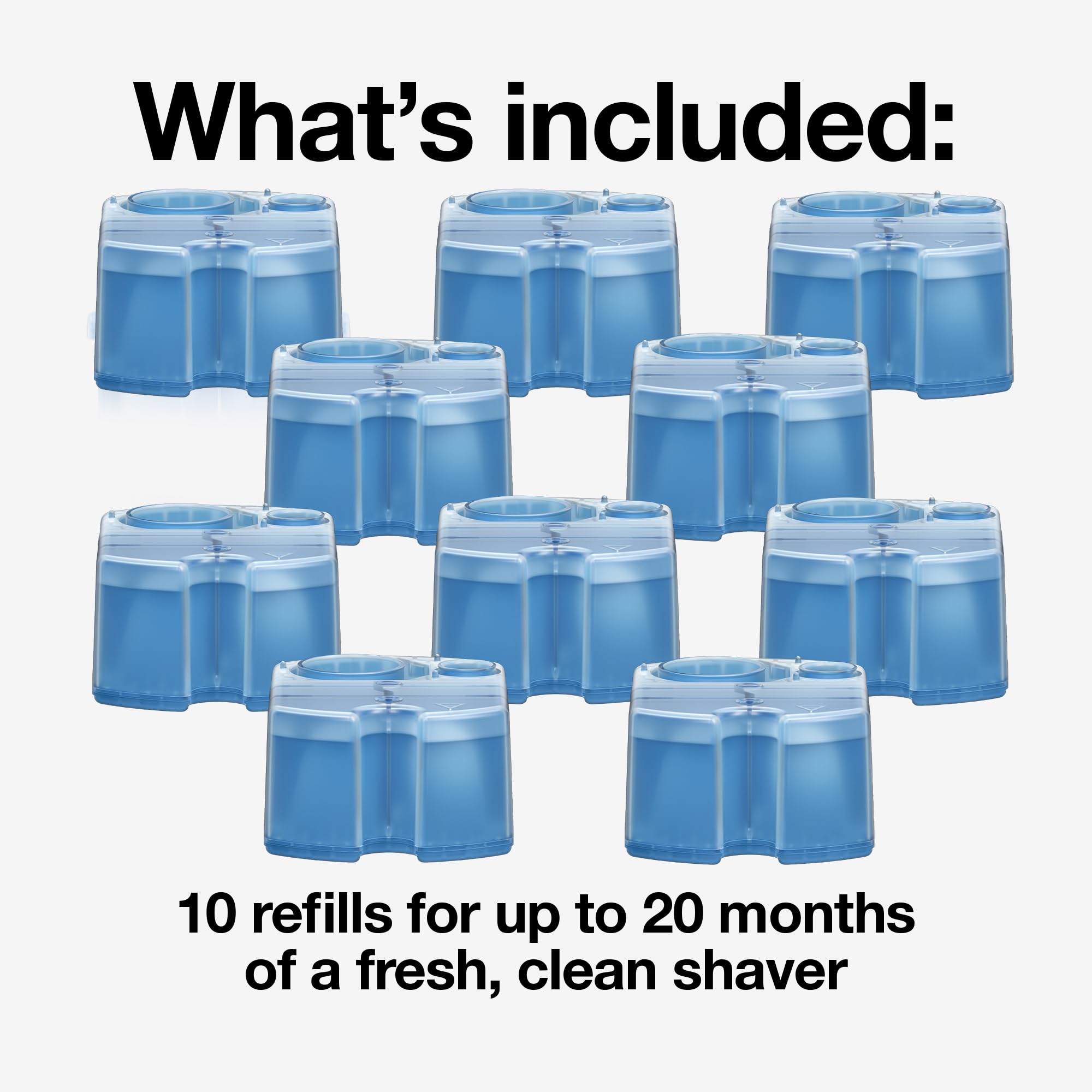 Macro view of Braun cleaning liquid texture demonstrating quick-dry effectiveness