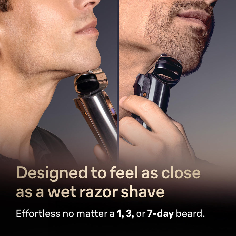 Braun NEVO extra blade refill head showing cutting blades and longevity benefit