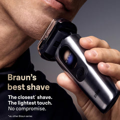 Braun NEVO care system unit demonstrating easy automatic cleaning benefit