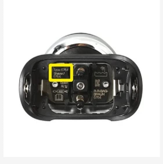 Braun base in use with shaver showing correct fit and scale benefit