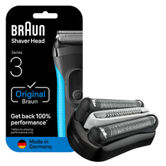 Braun Series 3 32B front view showing new foil for smoother shaves