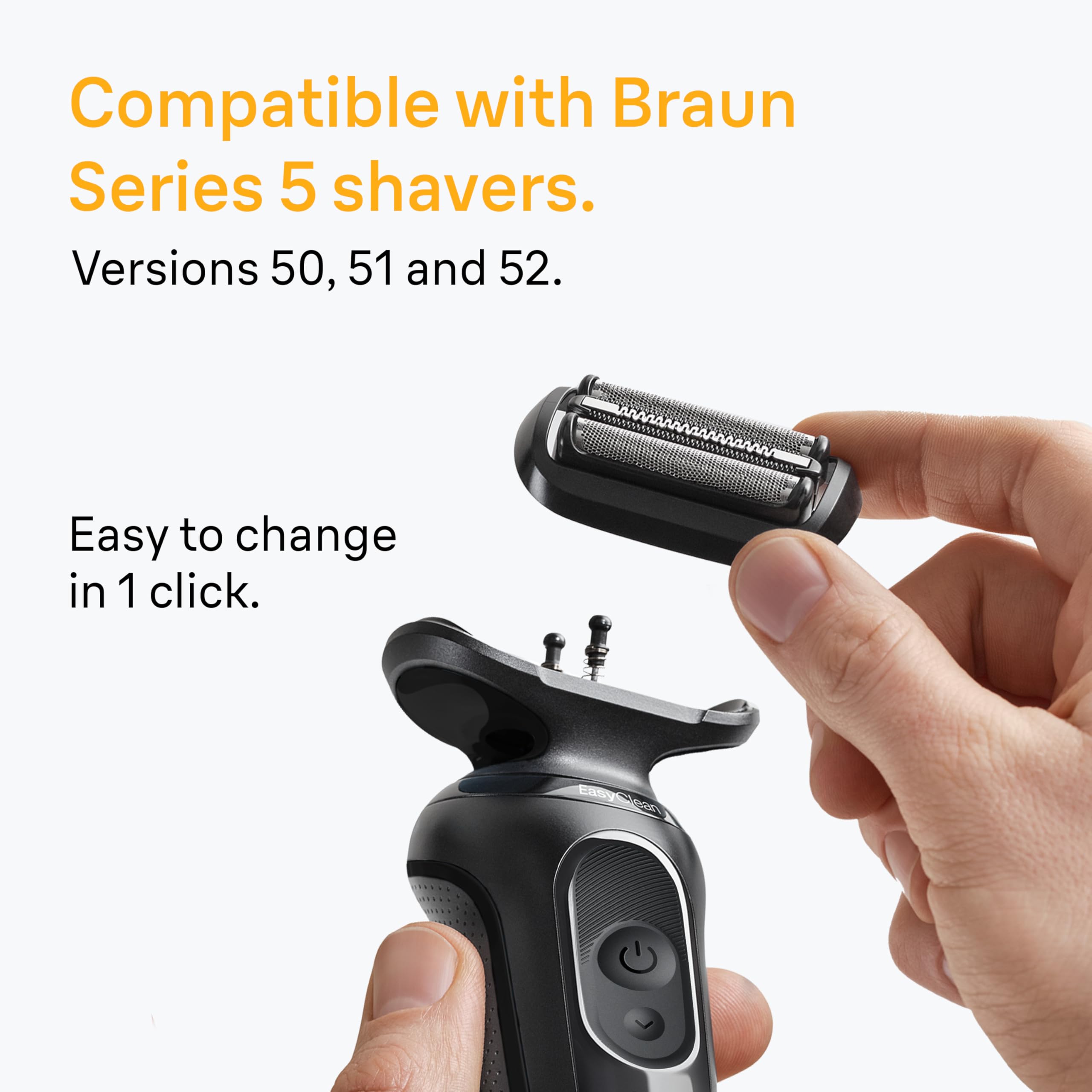 Braun Series 5 cutter block detail demonstrating precise blades for efficient cutting