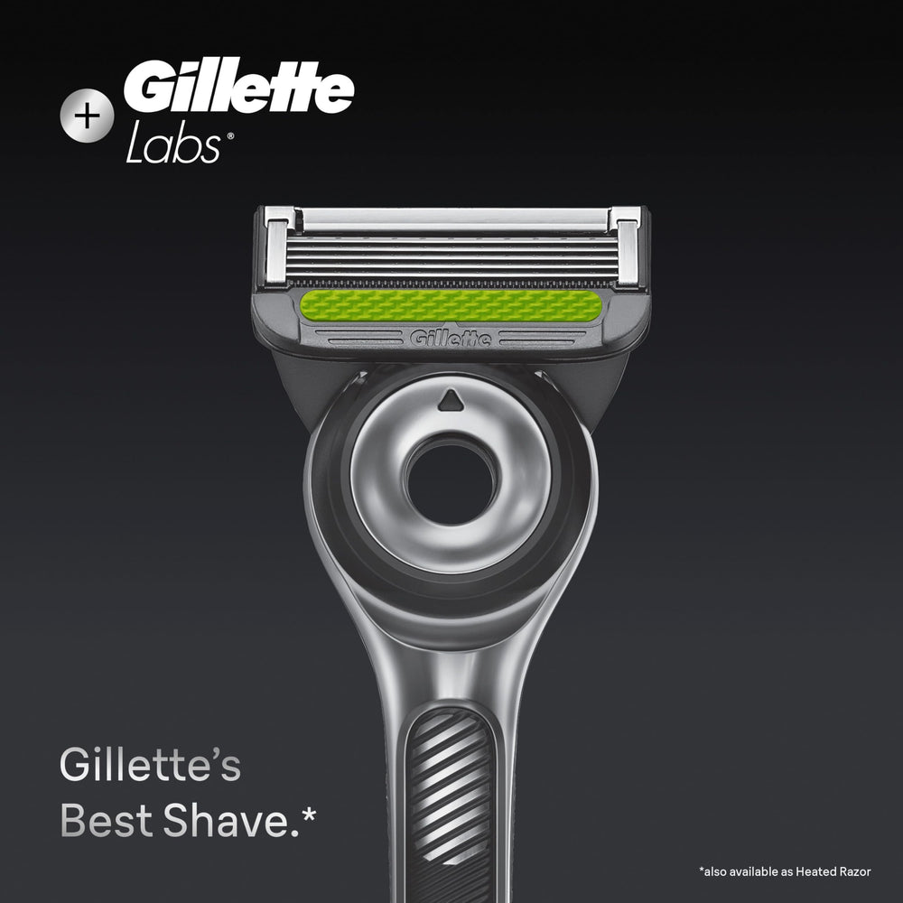 Braun Series 9 PRO paired with Gillette Labs razor to show included shaving solution