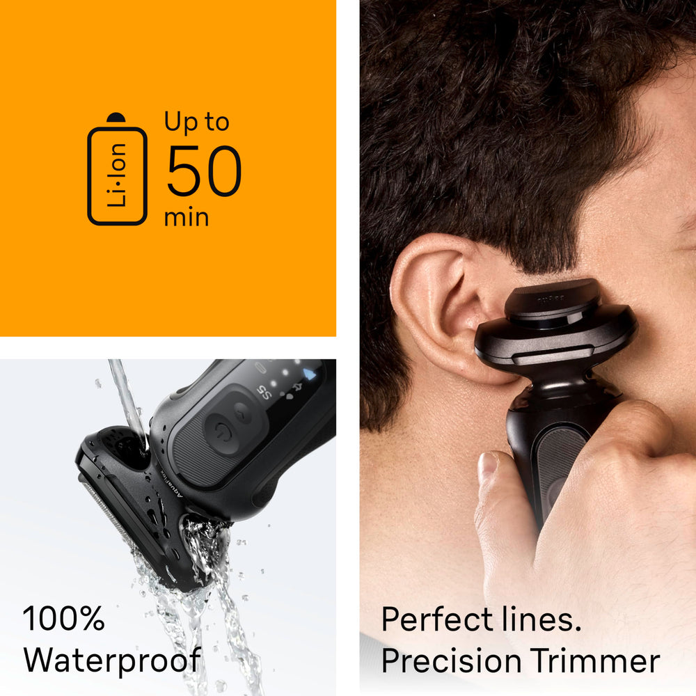 Braun precision trimmer detail for sharp lines and accurate grooming