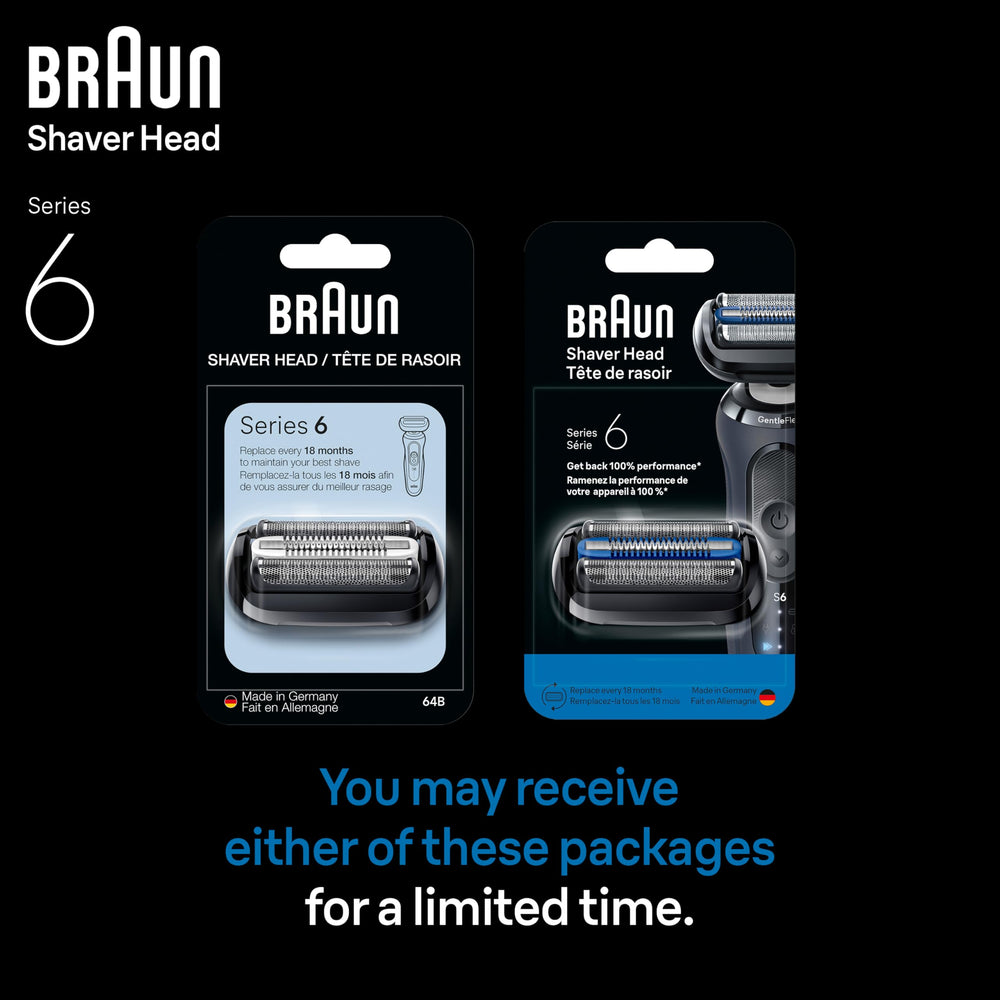 Braun foil texture macro illustrating fine mesh that reduces skin friction