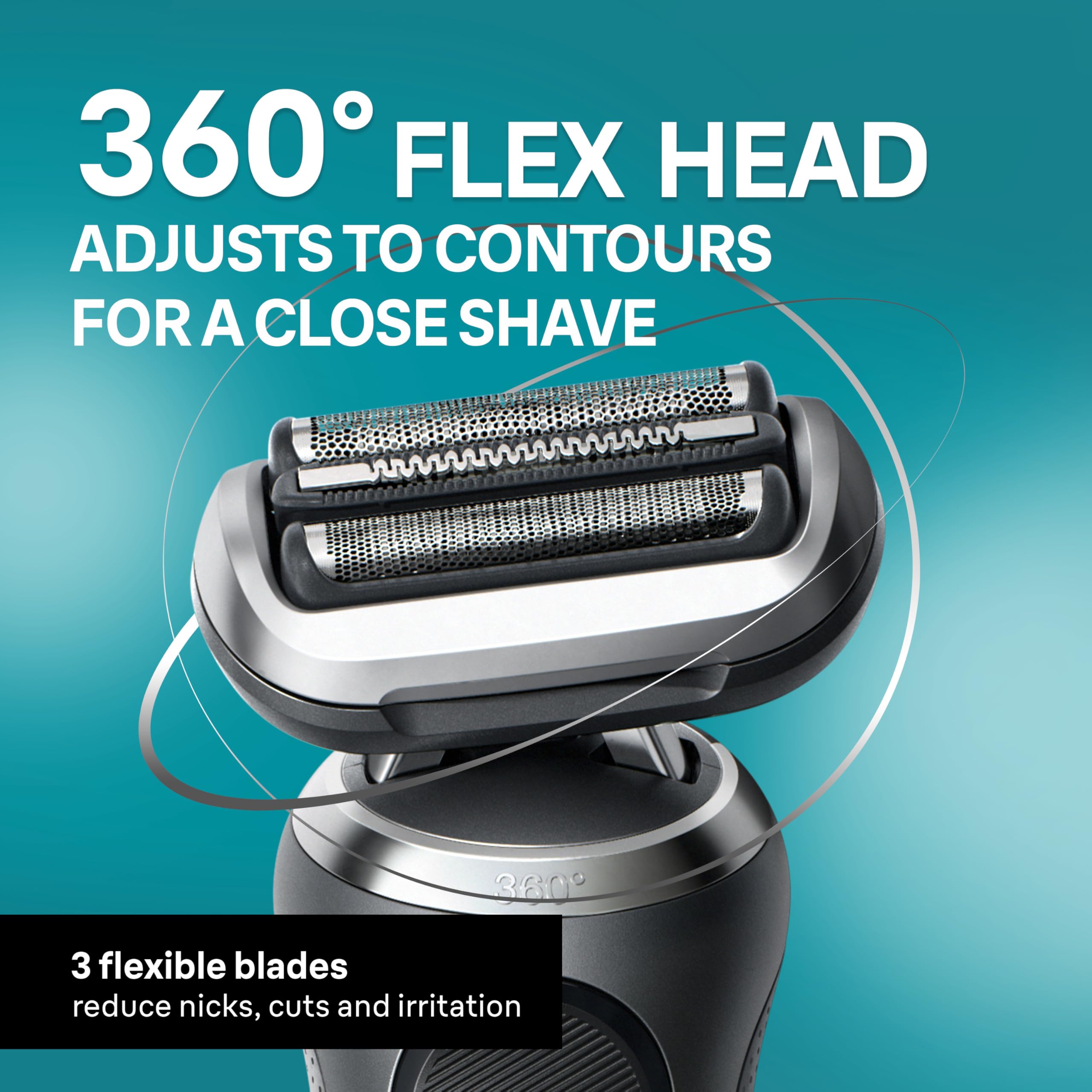 Braun Series 7 stubble attachment producing consistent three-day stubble appearance