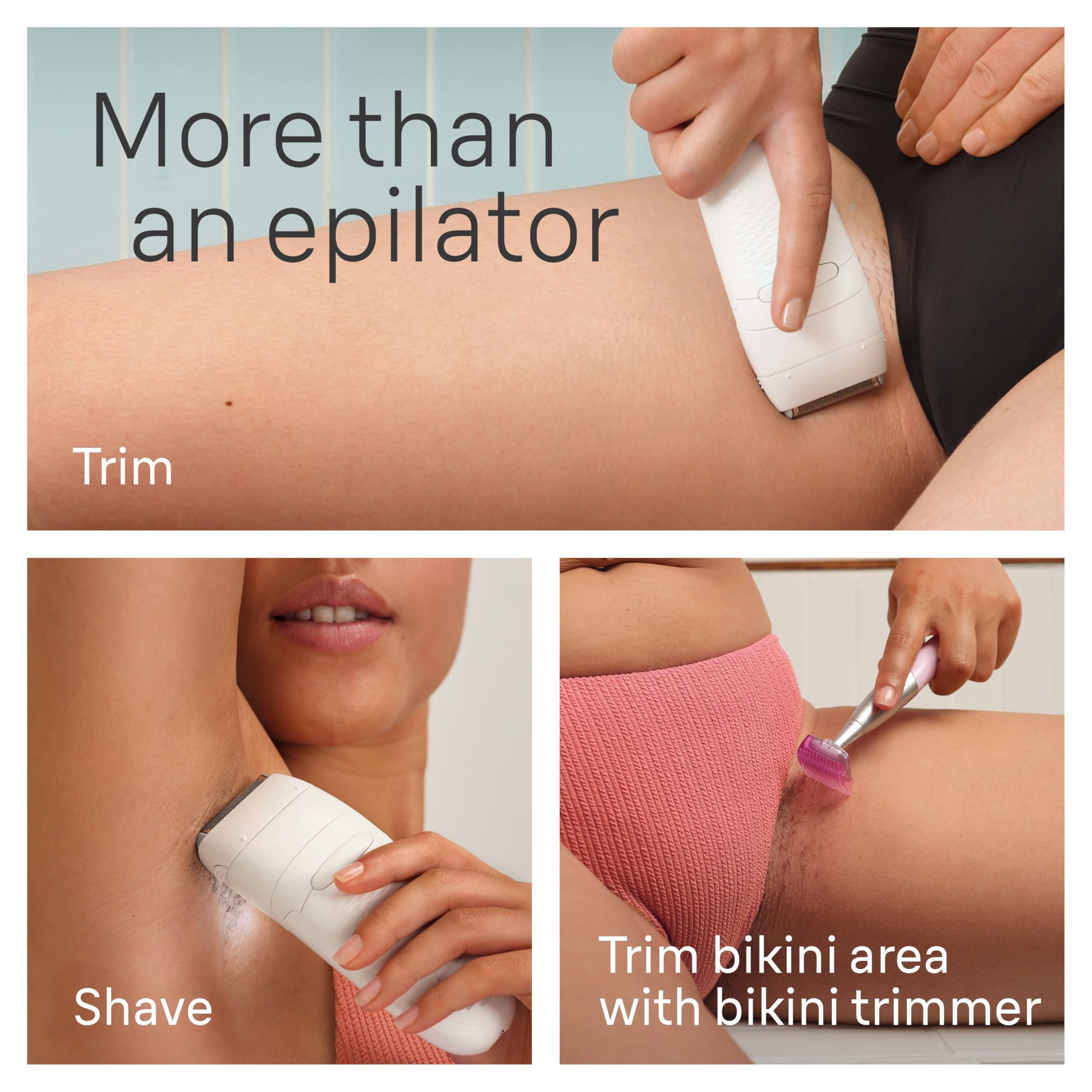 Braun Silk-épil 5 exfoliation brush bristles close-up to help prevent ingrown hairs