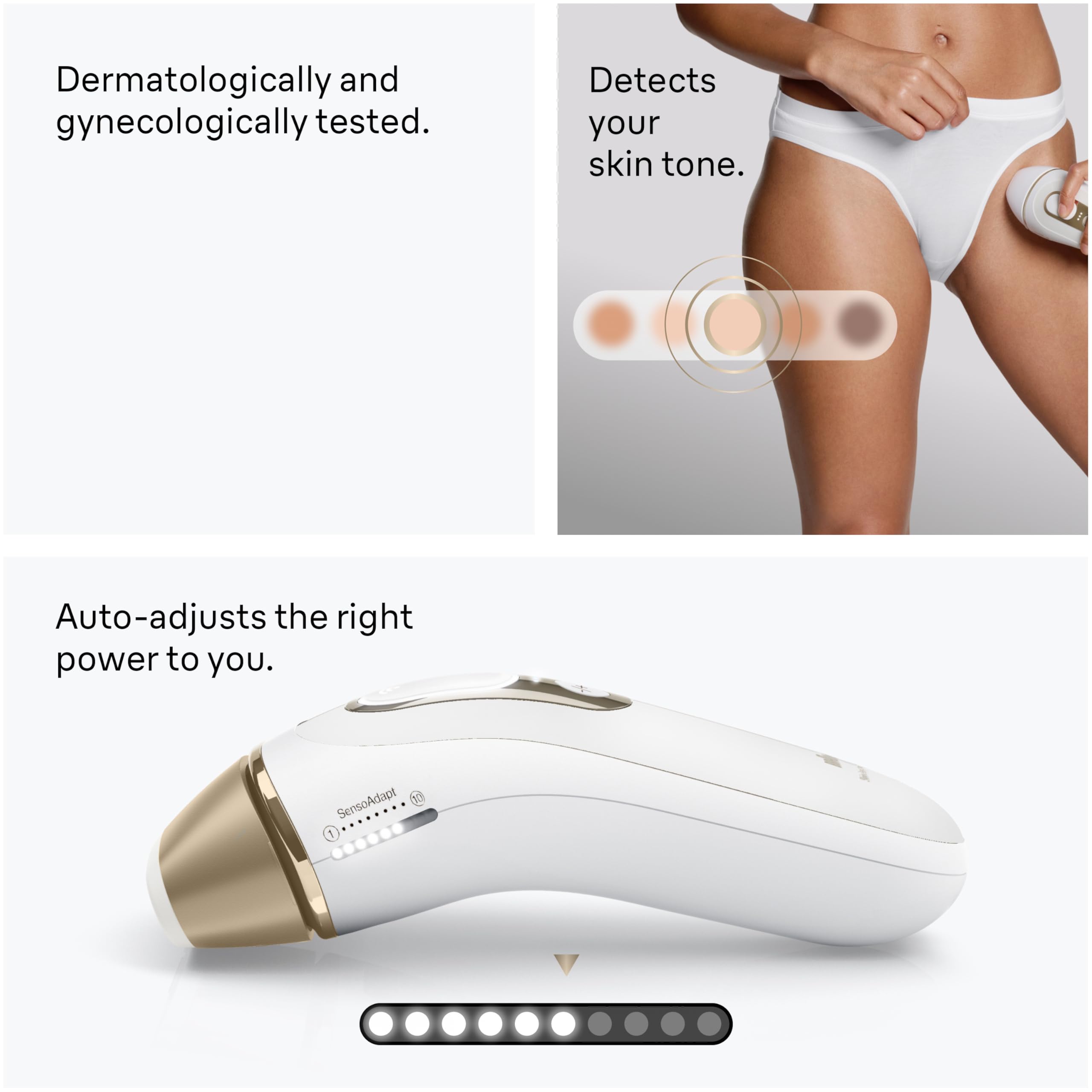Braun Silk·Expert Pro 5 body attachment displayed for full-body treatment benefit