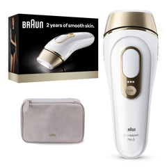 Braun Silk·Expert Pro 5 front view showing sleek design and easy use benefit