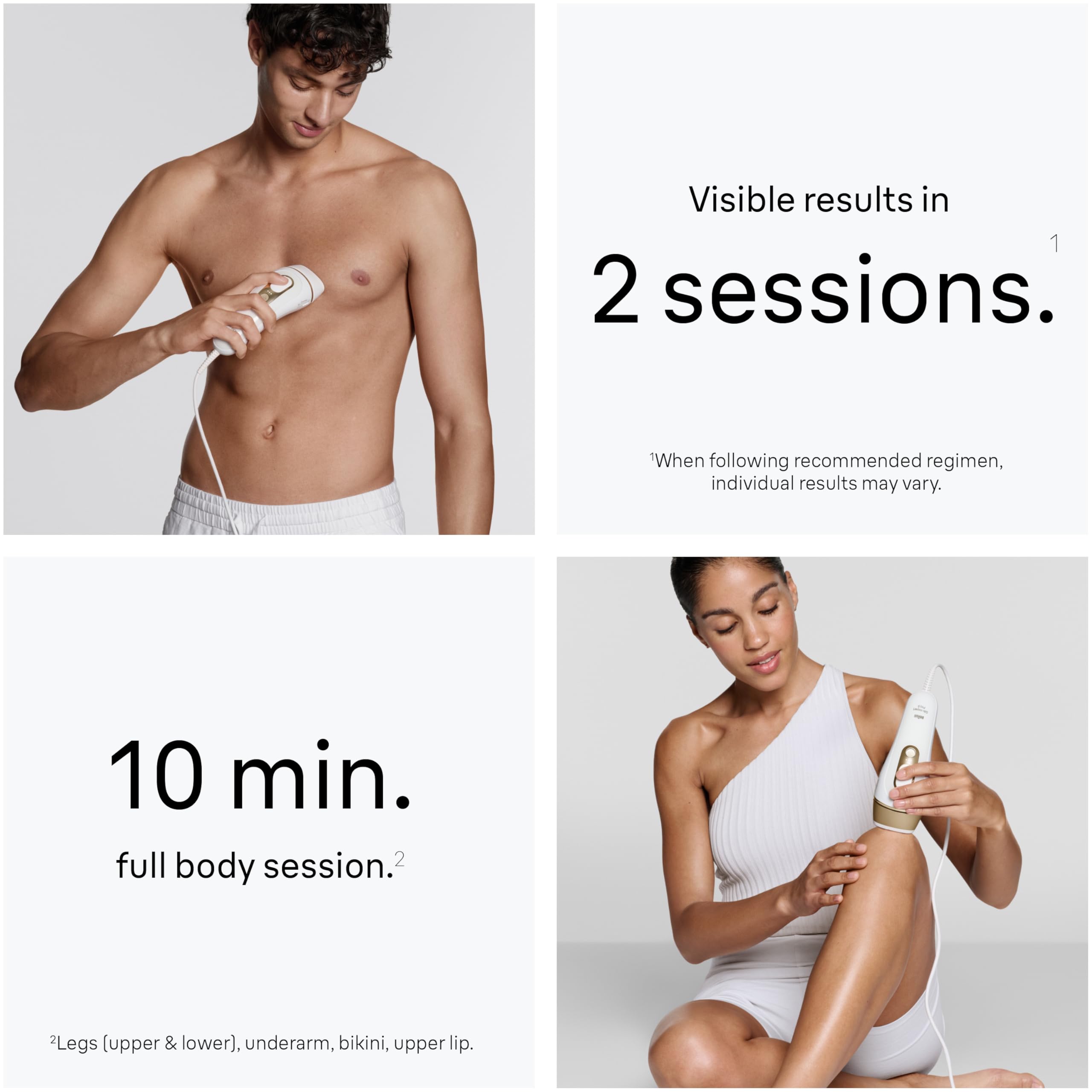 Braun Silk·Expert Pro 5 skin sensor detail ensuring safe, personalized flashes