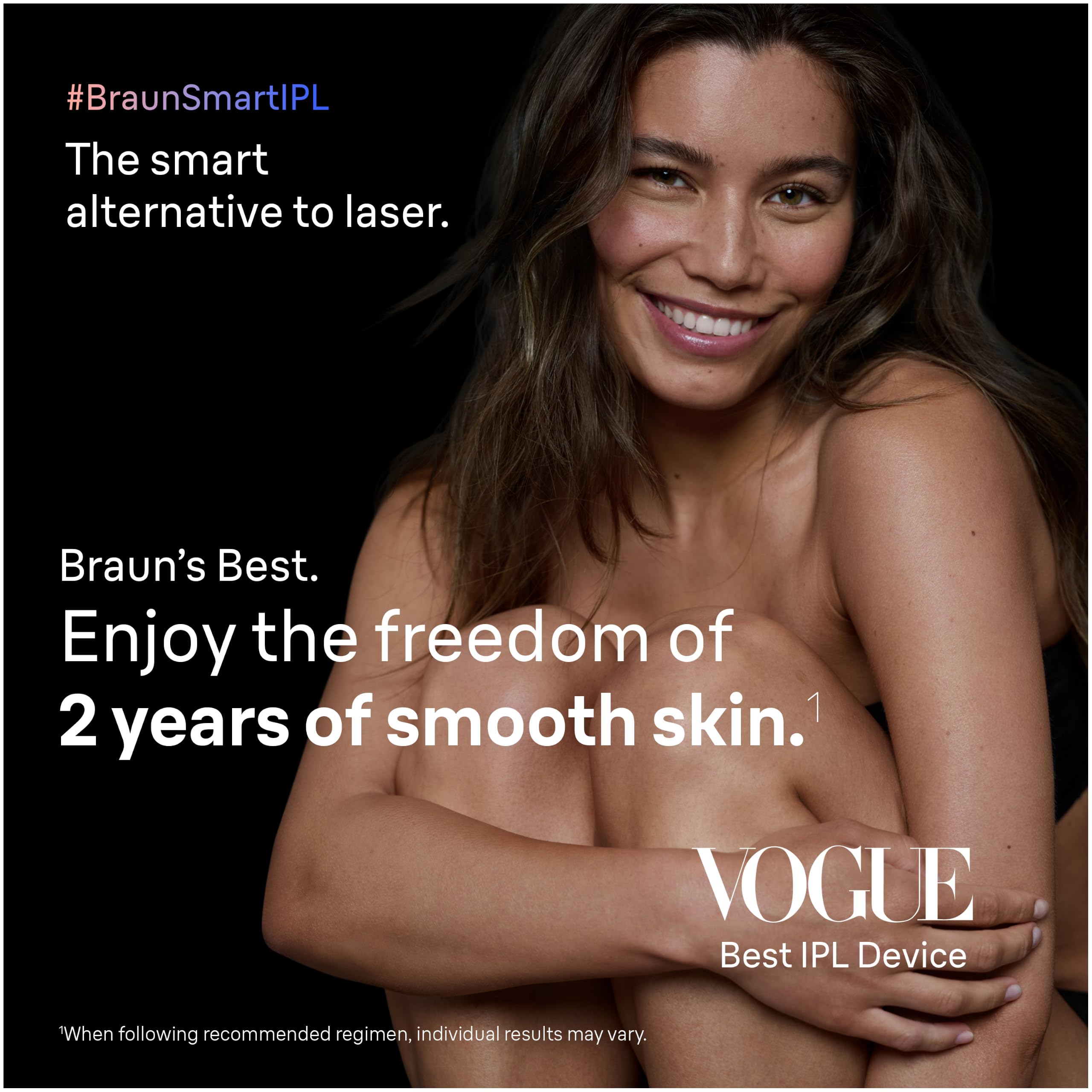 Braun Skin i‑Expert closeup of three Smart Heads demonstrating targeted treatment versatility