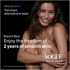 Braun Skin i‑Expert closeup of three Smart Heads demonstrating targeted treatment versatility