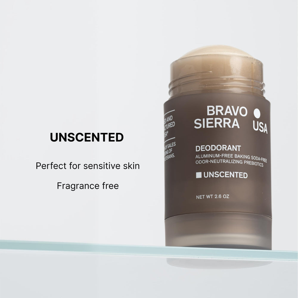 Bravo Sierra application in use on underarm for active odor protection