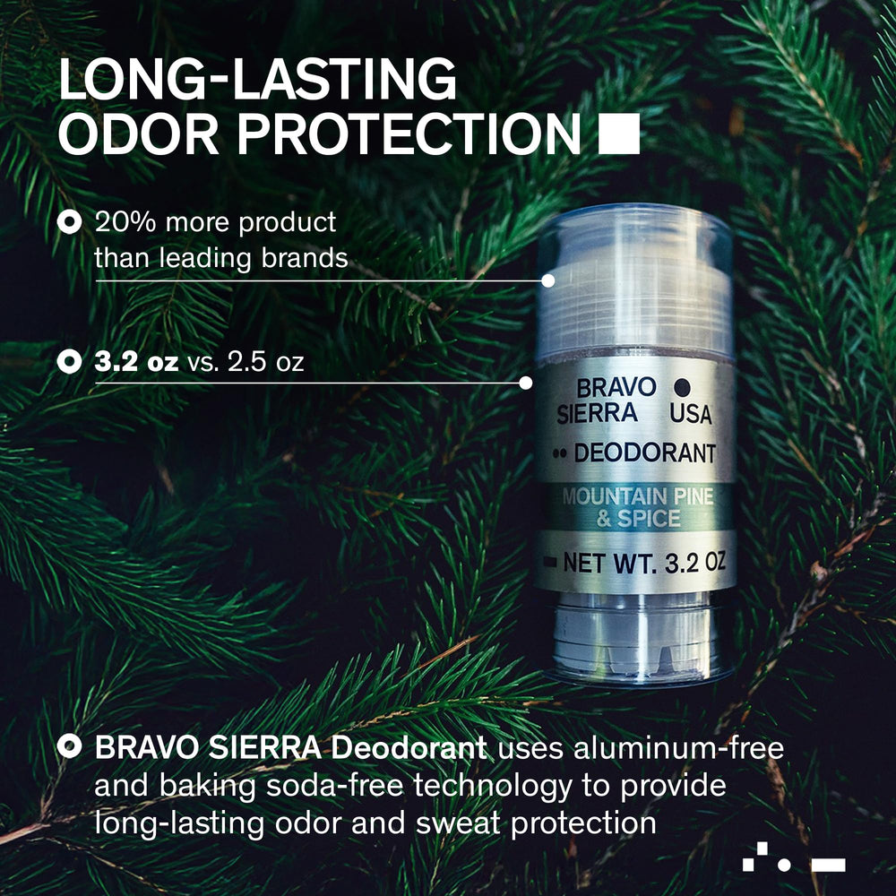 Bravo Sierra close-up of stick texture demonstrating smooth, clear glide