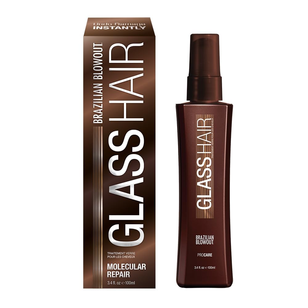 BRAZILIAN BLOWOUT front packaging showing the 3.4 oz bottle and benefits