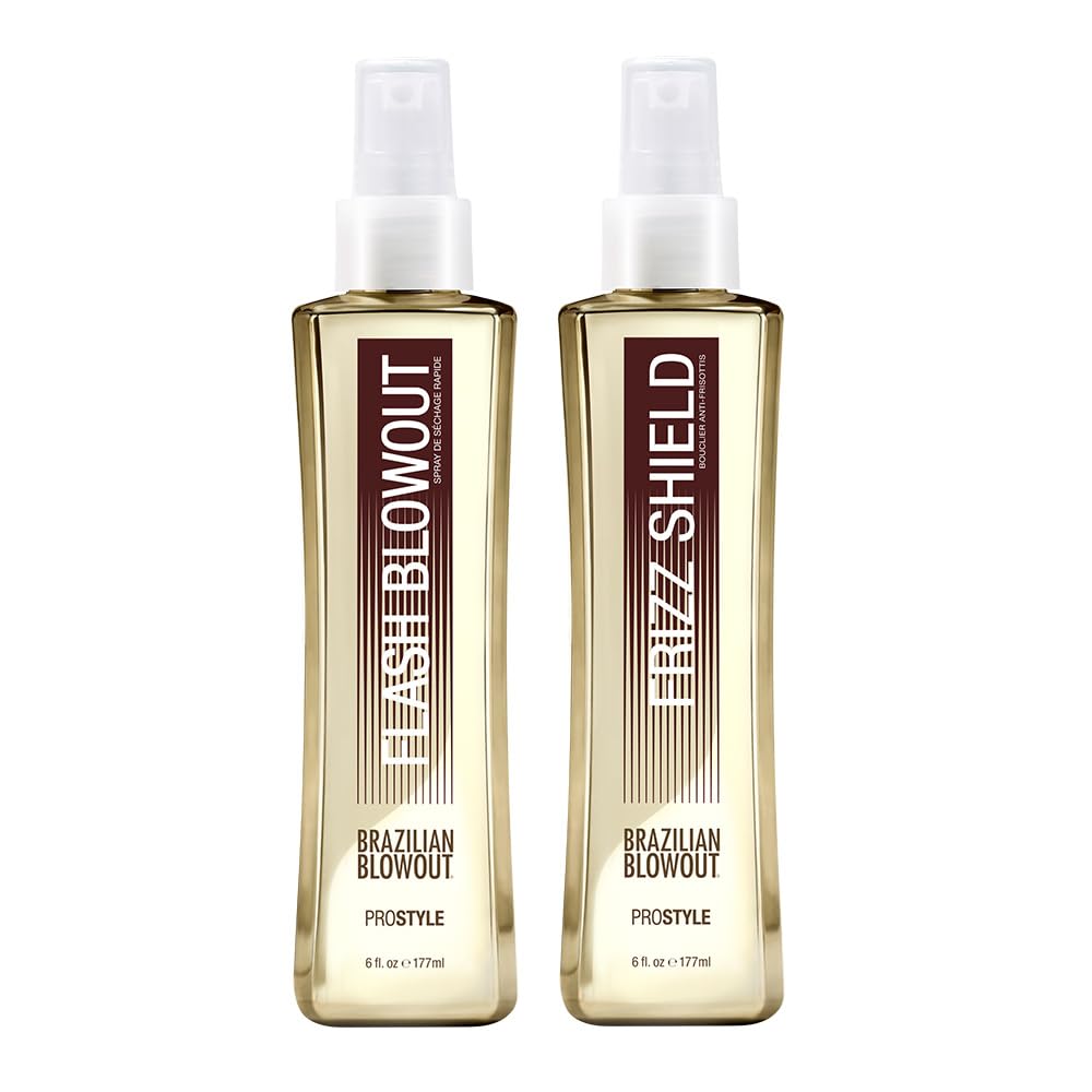 BRAZILIAN BLOWOUT label detail emphasizing key actives and usage directions