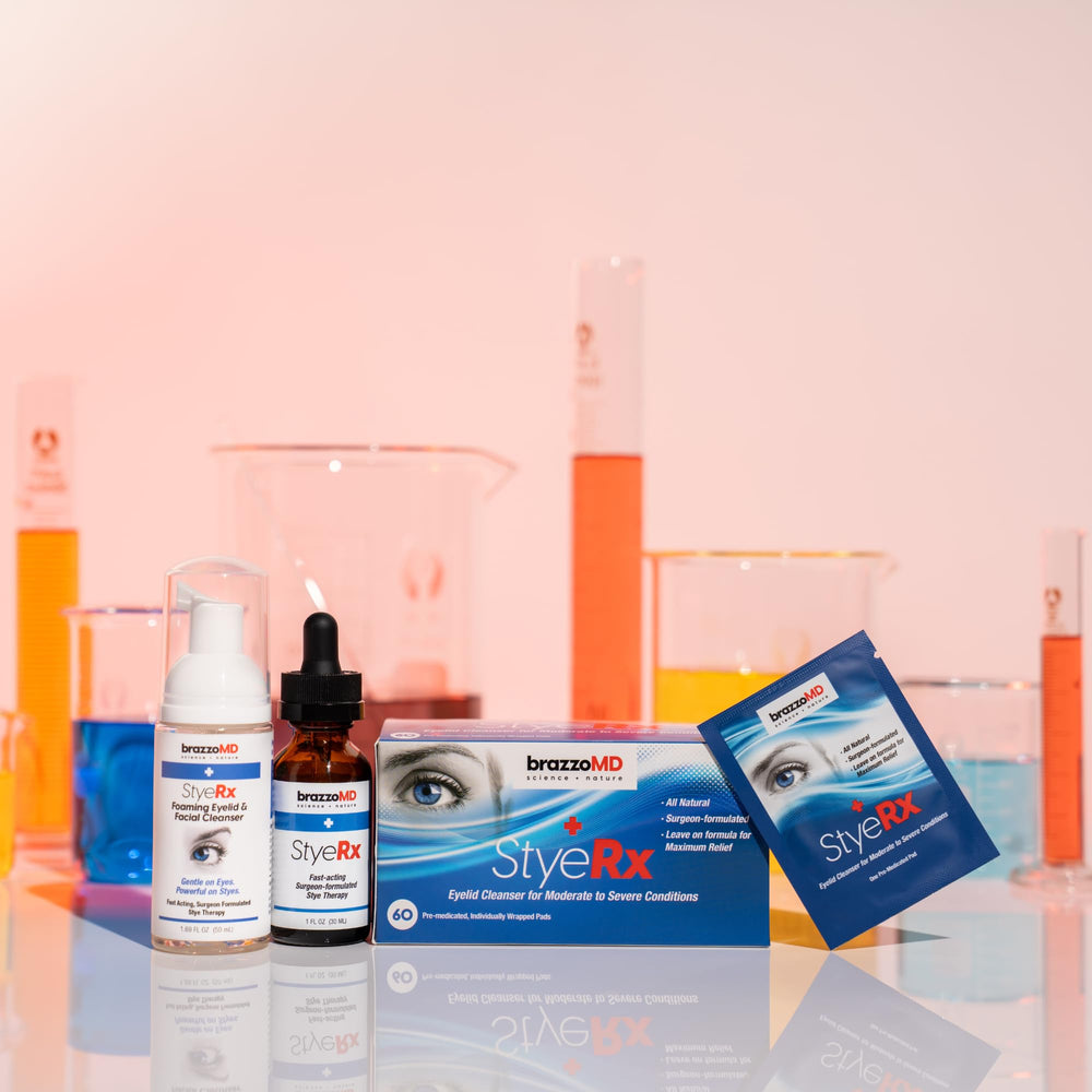 brazmedics size scale with bottle in hand illustrating the travel-friendly 1.69 fl oz benefit